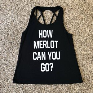 “How merlot can you go” Barre wine tank